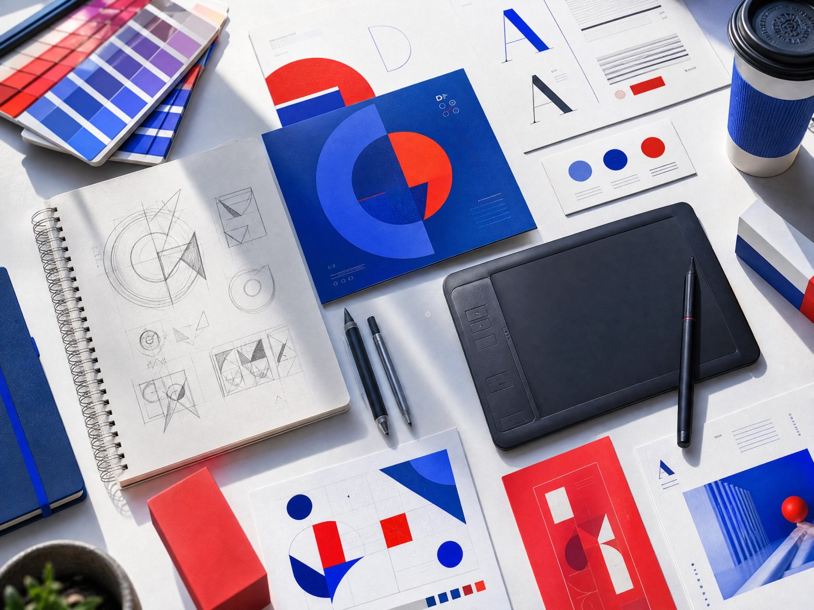 Graphic designing service visual